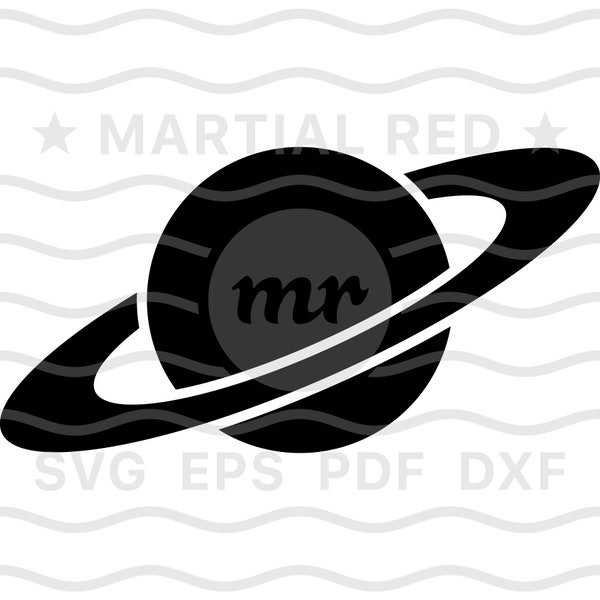 Saturn svg, astronomy svg, saturn planet svg, planet with ring svg, ringed, svg, cut file, design, dxf, clipart, vector, icon, eps, pdf, png