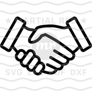 Handshake SVG, shaking hands svg, business deal svg, contract svg, svg, cut file, design, download, clipart, vector, icon, eps, pdf, dxf