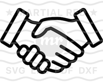 Handshake SVG, shaking hands svg, business deal svg, contract svg, svg, cut file, design, download, clipart, vector, icon, eps, pdf, dxf