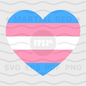 Trans hart svg, transgender hart svg, trans liefde svg, ondersteuning, acceptatie, liefde, svg, gesneden bestand, dxf, clipart, vector, pictogram, eps, pdf, png