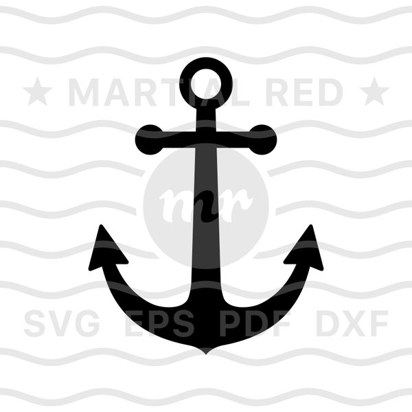 Anchor svg, nautical svg, ship anchor svg, boat anchor svg, naval anchor, svg, cut file, design, dxf, clipart, vector, icon, eps, pdf, png