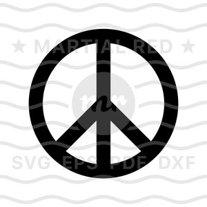 May include: Black and white peace sign symbol. The symbol is a circle with a line across the middle and two half circles on either side of the line.