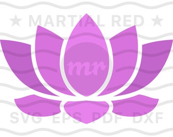 Lotus svg, lotus flower svg, namaste svg, meditation svg, zen svg, divine, svg, cut file, design, dxf, clipart, vector, icon, eps, pdf, png