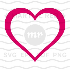 Herz Svg, rosa Herz Svg, Liebe Svg, Valentinstag, Romantik, Umriss, Vektor, geschnittenE Datei, Svg, Dxf, Clipart, Vektor, Symbol, Eps, pdf, Png