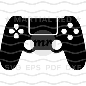 Playstation Game Controller Svg, Videospiel-Controller Svg, Gamepad Svg, ps4, geschnittene Datei, Design, Dxf, Clipart, Vektor, Symbol, Eps, pdf, Png