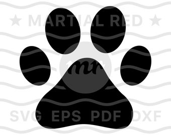 Paw print svg, animal print svg, animal paw print, dog print, pet, pets, svg, cut file, design, dxf, clipart, vector, icon, eps, pdf, png