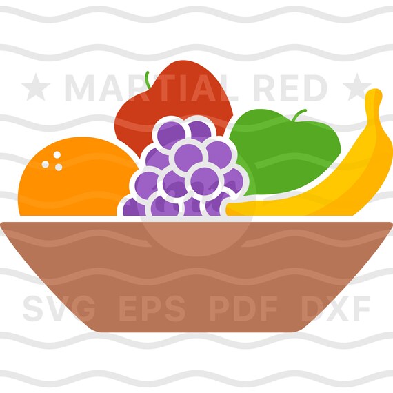 Download Fruits Svg Fruit Bowl Svg Colorful Fruits Svg Fruit Etsy