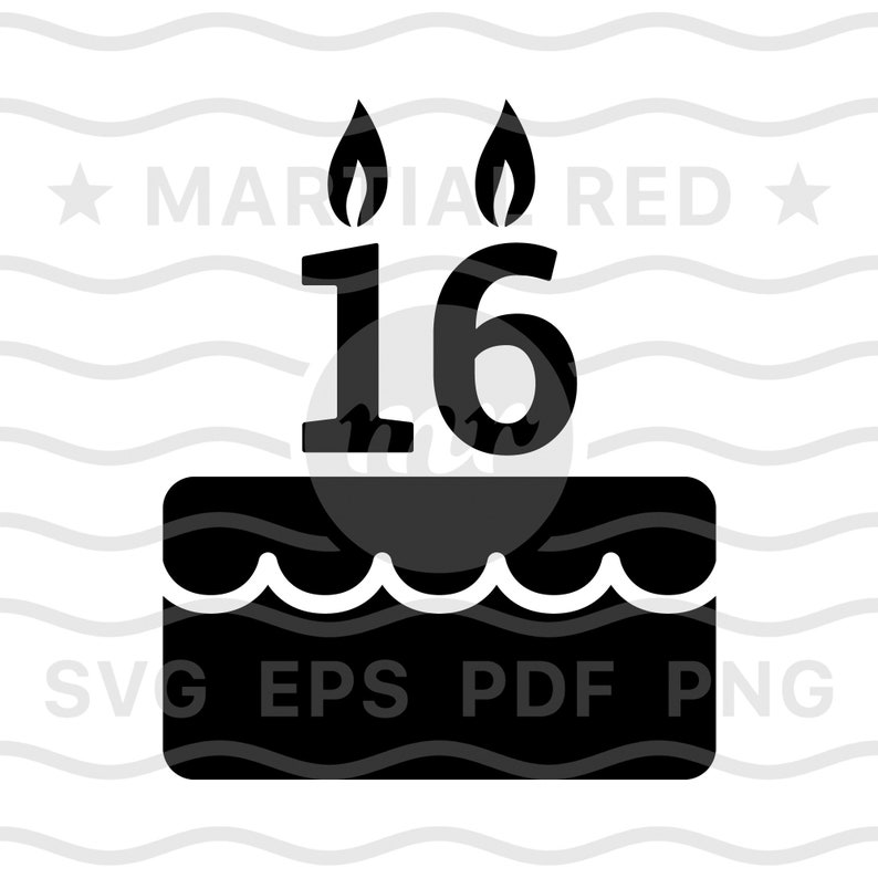 Download Sweet 16 svg sweet sixteen svg happy 16th birthday svg | Etsy
