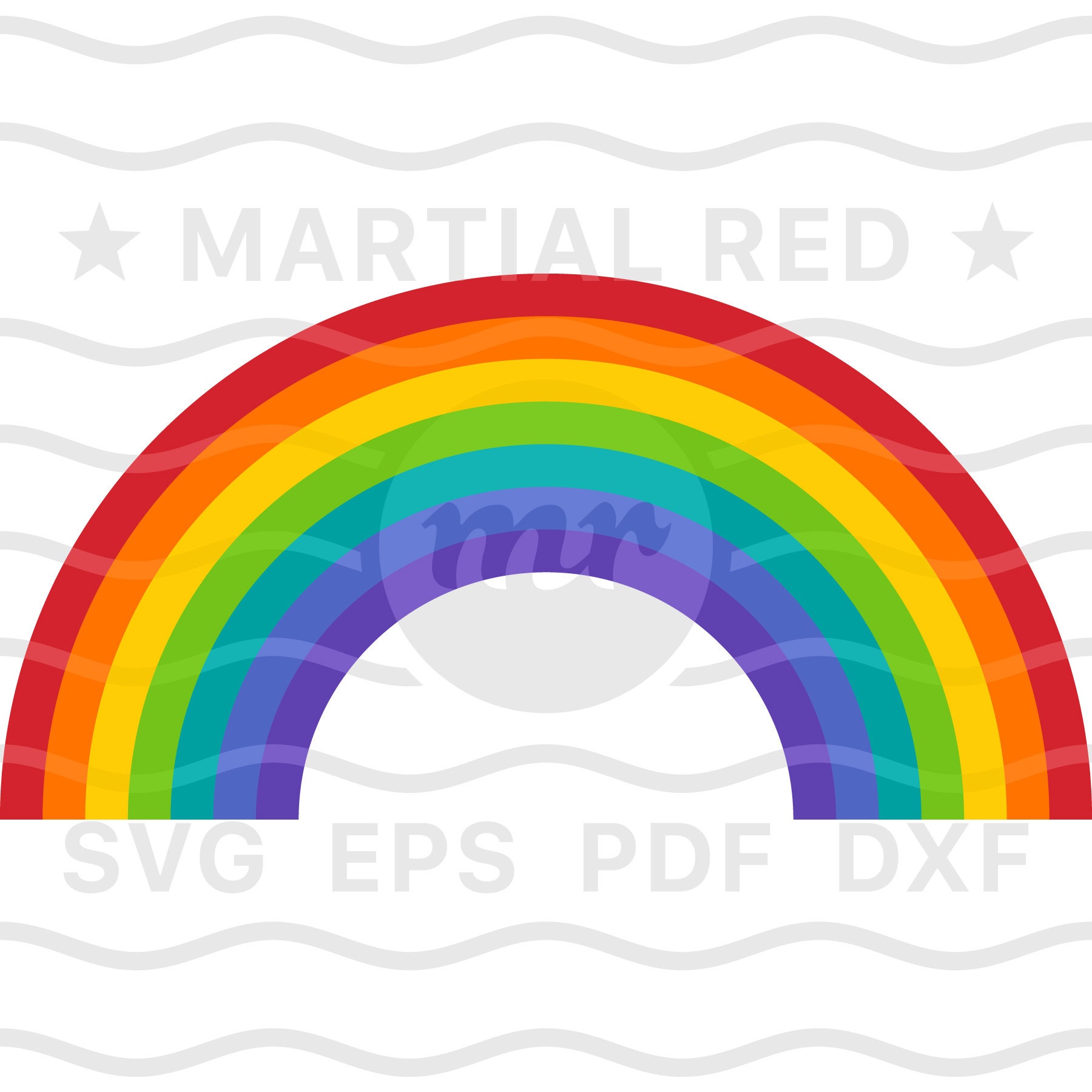 Rainbow svg, colorful rainbow svg, color spectrum, lgbtq svg, lgbt, pride, svg, cut file, design, dxf, clipart, vector, icon, eps, pdf, png