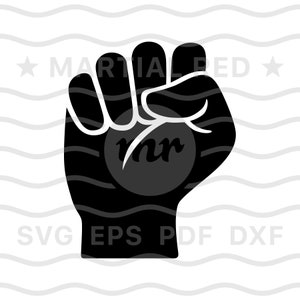 Fist svg, raised fist svg, resist svg, protest svg, power svg, strength, unity, svg, file, design, dxf, clipart, vector, icon, eps, pdf, png