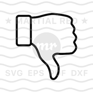 Pollice verso il basso, pollice verso il basso, antipatia svg, disapprovare svg, disapprovazione svg, svg, file di taglio, design, dxf, clipart, vettore, icona, eps, pdf, png