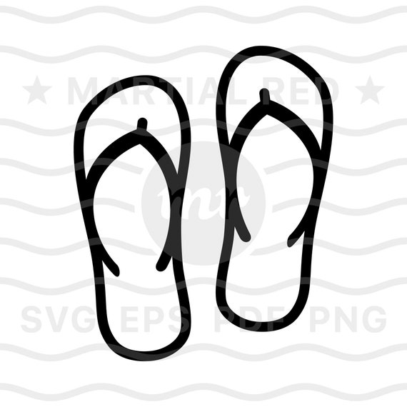 Drawing & Illustration Flip Flop svg Flip Flops svg commercial use Flip ...