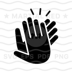 Clap svg, clapping svg, mani, applaudire svg, applausi svg, lode, ovation , svg, file di taglio, design, dxf, clipart, vettore, icona, eps, pdf, png