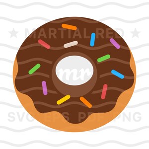 Donut svg, doughnut svg, breakfast svg, sprinkles svg, food, confection, svg, cut file, design, dxf, clipart, vector, icon, eps, pdf, png