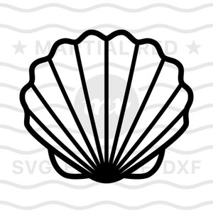 Può includere: Un contorno in bianco e nero di una conchiglia. La conchiglia è chiusa e presenta una texture dettagliata e nervata.