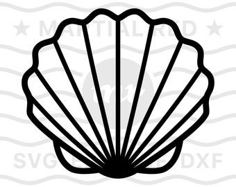 Seashell svg, shell svg, sea shell svg, shellfish svg, beach shell svg, cut file, design, download, clipart, vector, icon, eps, pdf, dxf