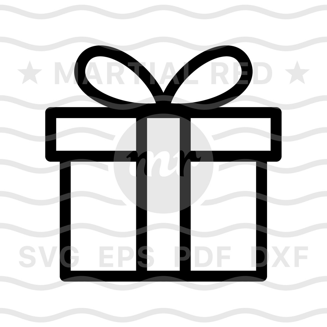 Gift boxes Vector, svg presents. Set of 10 presents and stars