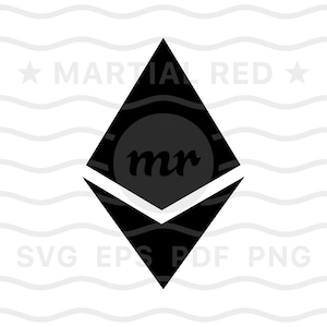 Ethereum svg, crypto, cryptocurrency, alt coin, digital, currency, cash, svg, cut file, design, dxf, clipart, vector, icon, eps, pdf, png