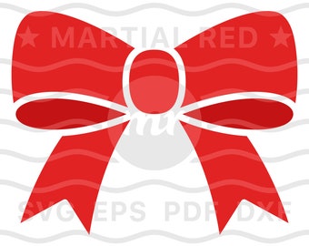 Bow ribbon svg, gift ribbon svg, red bow ribbon svg, gift decoration svg, svg, cut file, design, dxf, clipart, vector, icon, eps, pdf, png