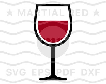 Wine glass svg, wine svg, wineglass svg, red wine svg, wine tasting svg, svg, cut file, design, dxf, clipart, vector, icon, eps, pdf, png