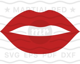 Lips svg, kiss svg, red lips svg, mouth svg, sexy lips svg, smooch, peck svg, cut file, design, dxf, clipart, vector, icon, eps, pdf, png