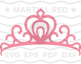 Tiara svg, princess svg, crown svg, princess tiara svg, circlet svg, svg, cut file, design, dxf, clipart, vector, icon, eps, pdf, png