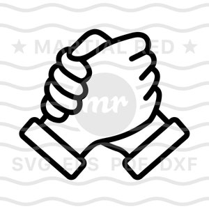 Homie handshake svg, clasp handshake svg, soul brother handshake svg, bro, svg, cut file, design, dxf, clipart, vector, icon, eps, pdf, png