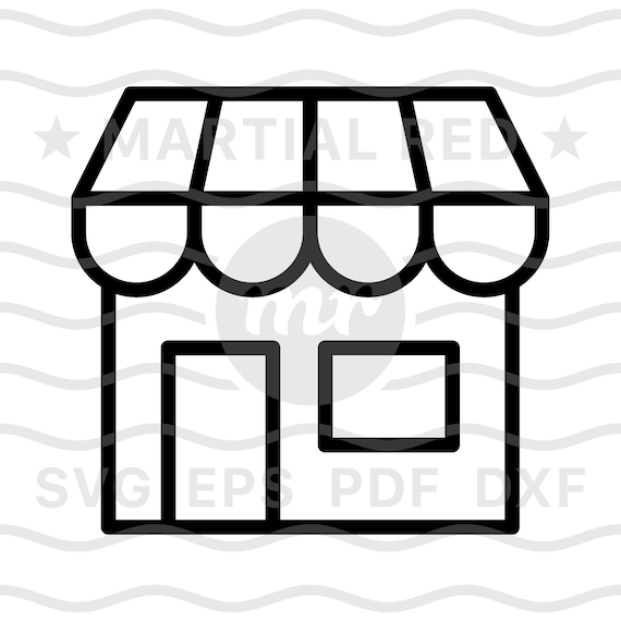 Download Store Svg Shop Svg Business Svg Storefront Svg Merchant Svg Retail Svg Cut File Design Dxf Clipart Vector Icon Eps Pdf Png