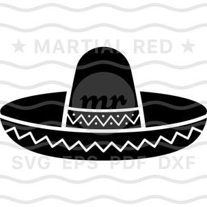 Sombrero svg, sombrero hat svg, Cinco De Mayo svg, Mexican hat svg, svg, cut file, design, dxf, clipart, vector, icon, eps, pdf, png