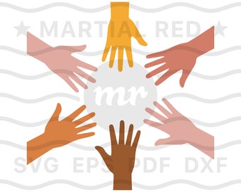 Teamwork svg, team svg, inclusion svg, diversity svg, volunteering svg, svg, cut file, design, dxf, clipart, vector, icon, eps, pdf, png