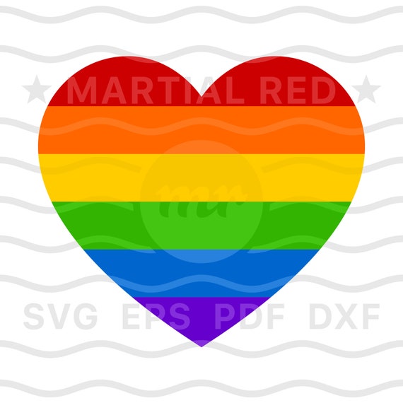 Download Rainbow Heart Svg Gay Love Svg Lgbtq Svg Lgbtq Pride Svg Etsy
