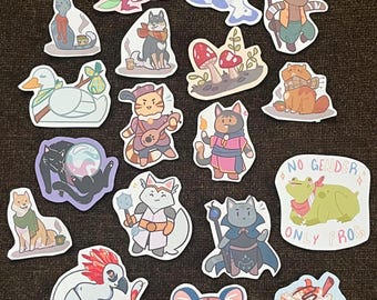 Ancient Lore Hand-cut Mystery Sticker Pack