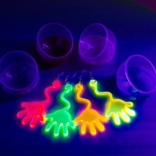 Sticky Hand Earrings - UV COLORS