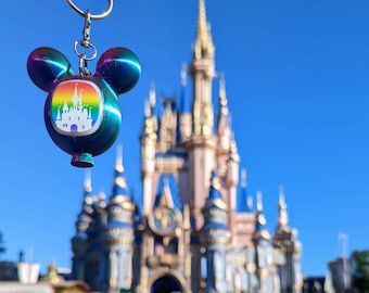Mouse Balloon inspired Magic Band Puck Holder for the MB2 or MB+