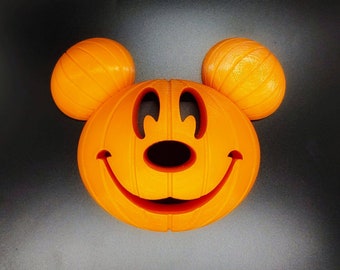 Mouse Pumpkin Head - 3d Printed (Fall Decor)