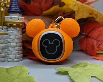 Mouse Pumpkin inspired Magic Band Puck Holder - Choose MB2 or MB+