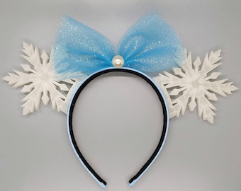 Oreilles phosphorescentes inspirées de la princesse des glaces