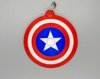 America Shield inspired Magic Band 2 Puck Holder
