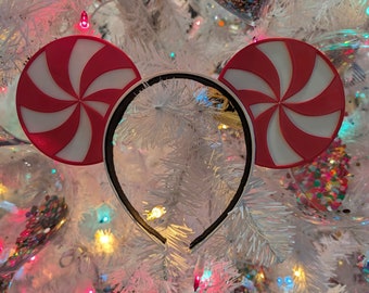 3d printed Mint Mouse Ears Headband - Red or Green