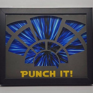 Falcon Hyperspace inspired Shadow Box