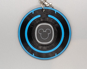 Identity Disc inspired Magic Band+ Puck Holder