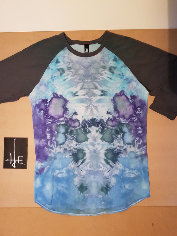 tie dye baseball t shirt