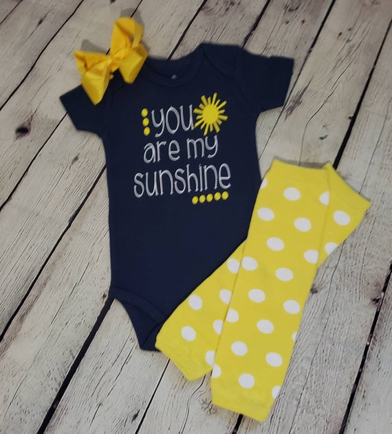 you are my sunshine baby girl outfit