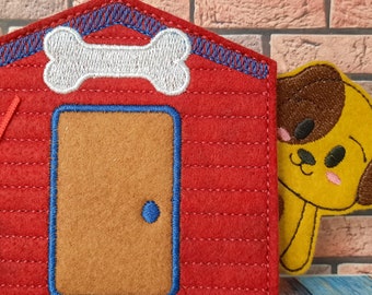 4X4 Puppy House / Diseño de bordado ITH / Diseño de bordado de máquina digital