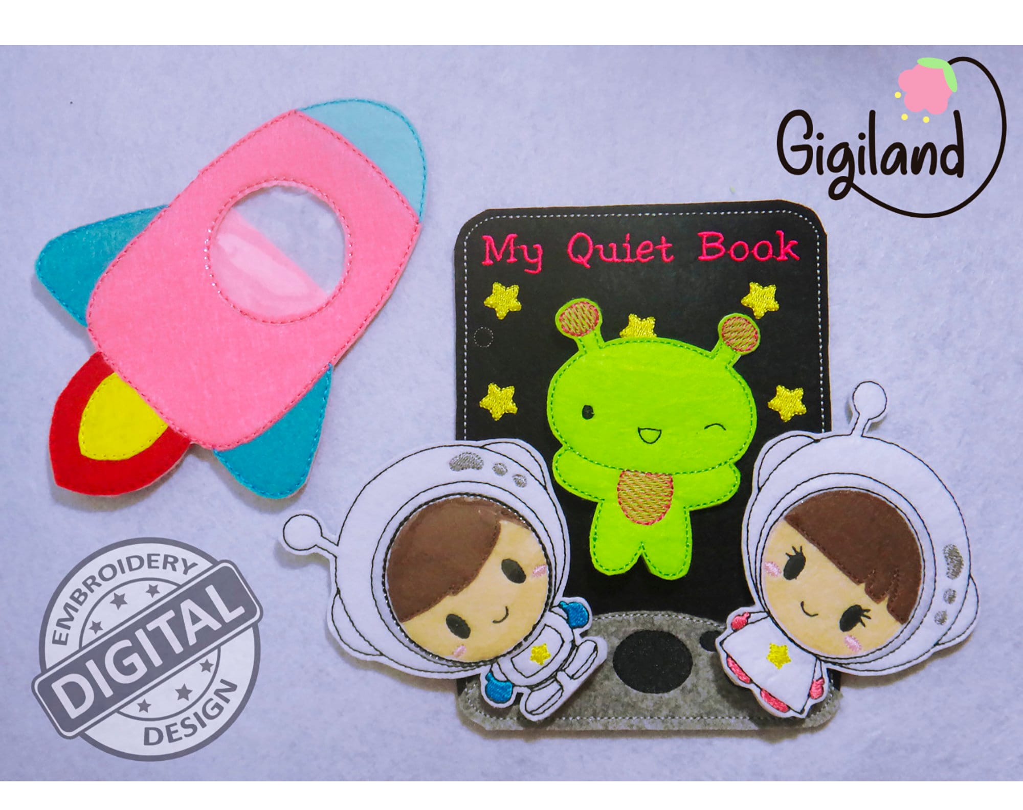 Quiet Book Pattern In The Hoop Machine Embroidery Design. Busy Etsy