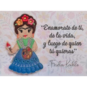 Frida Kahlo Finger Puppet - ITH Finger Puppets - ITH Educational Toys- Digital File