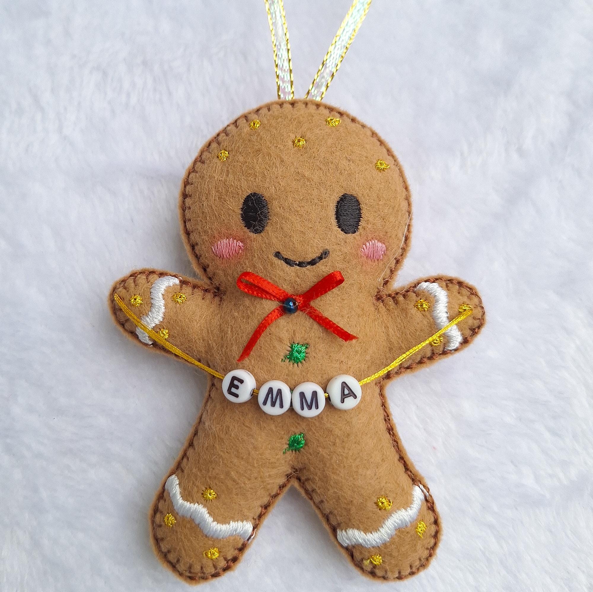 Gingerbread Ornament - ITH Embroidery Design - Digital File