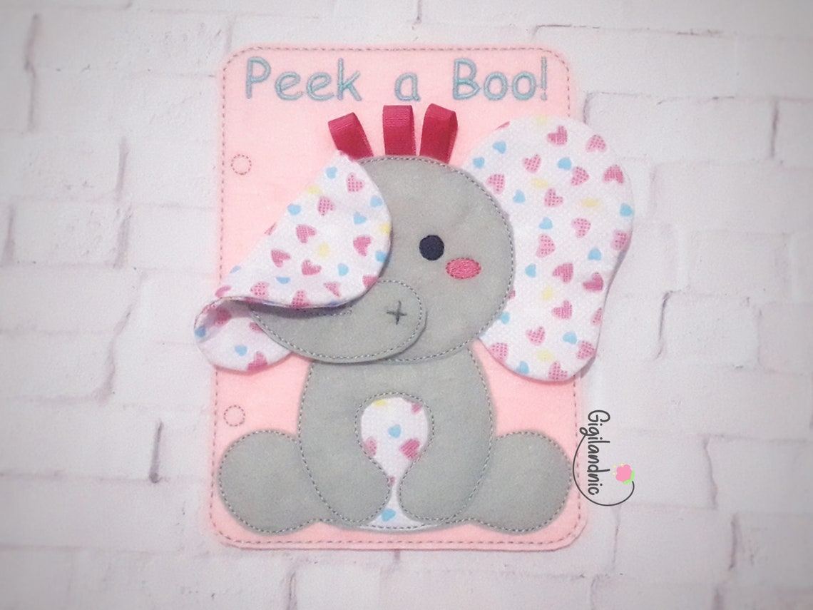 Quiet Book Pattern in the Hoop Machine Embroidery Design / Etsy