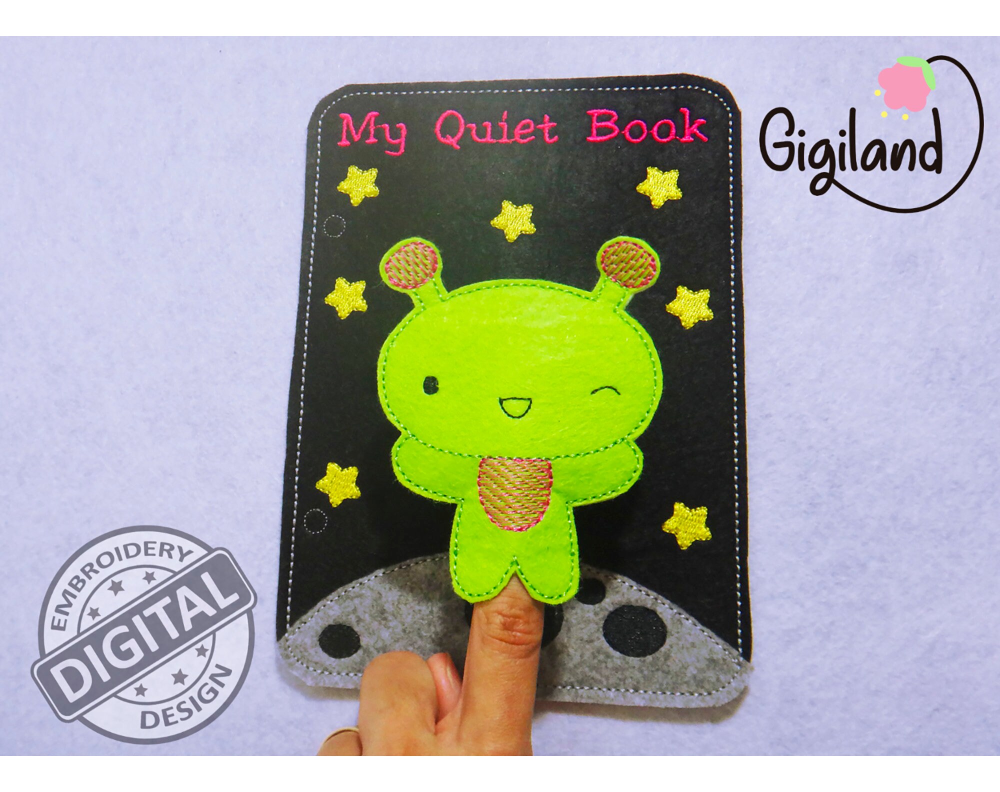 Quiet Book Pattern in the Hoop Machine Embroidery Design. Busy Etsy