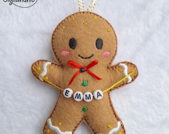 Gingerbread Ornament - ITH Embroidery Design - Digital File